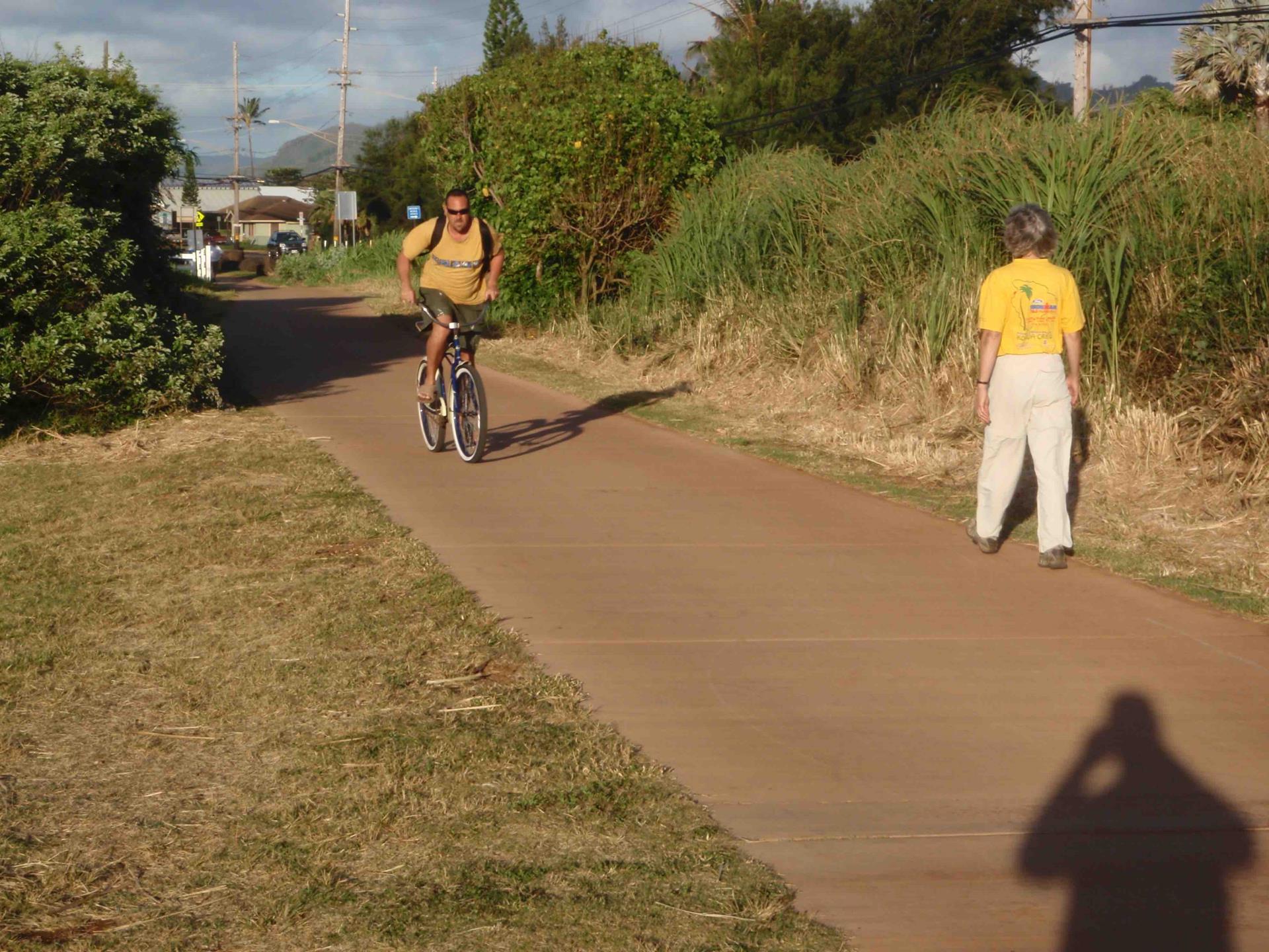 Picture and example of a Neighborhood trail