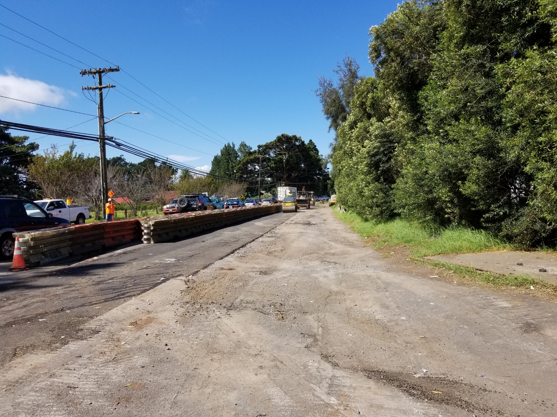 Mamalahoa Hwy looking toward Waimea 9.16.2020